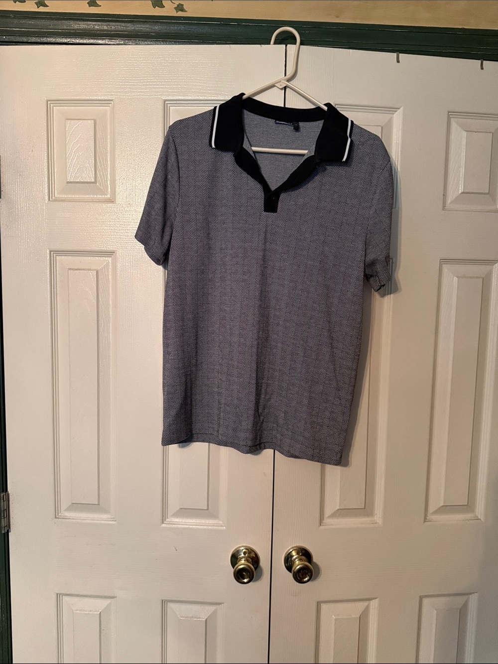 ASOS Grey Polo with Black Trim